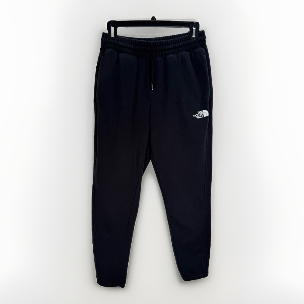 The North Face Sweatpants Womens Sz Medium Black Pull On Classic Slim Fit